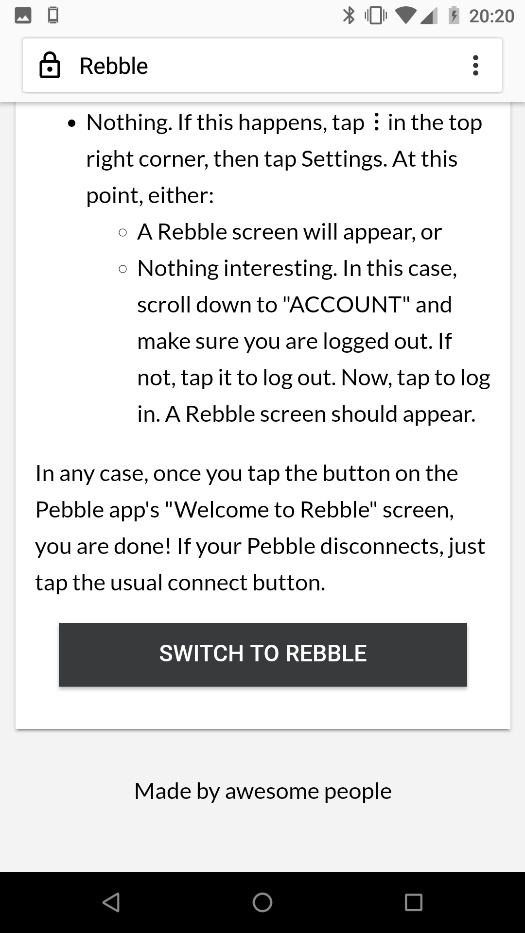 Rebble best sale for pebble